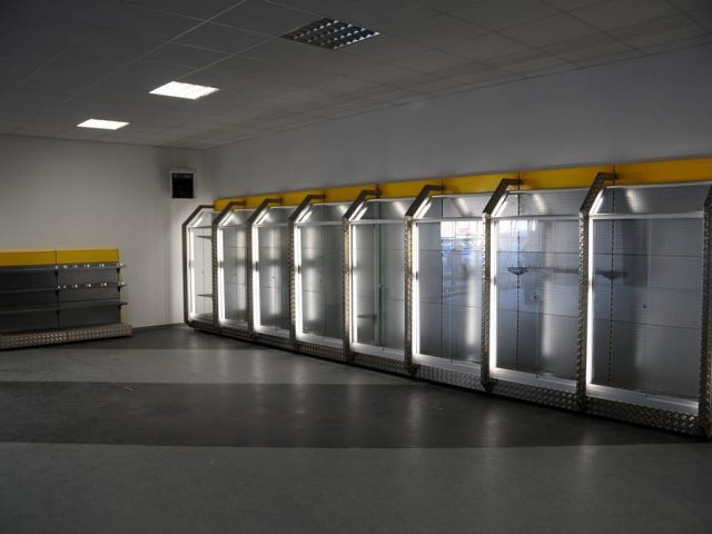 Vitrine winkelstellingen