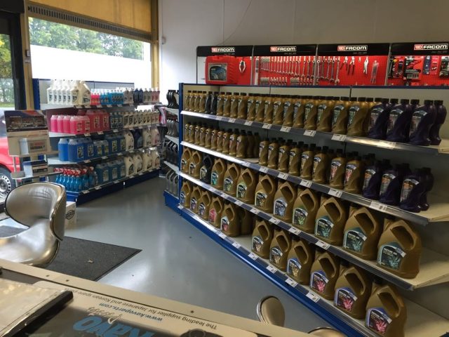 Winkelstelling gondola