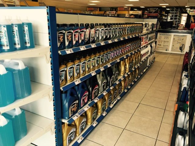 Gondola winkelstellingen