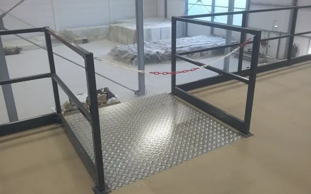 Palletopzetplaats entresolvloeren